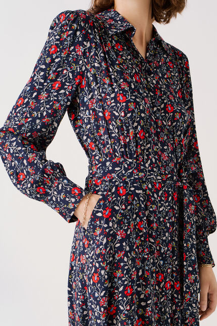 Jurk Rdanya marineblauw vrouw