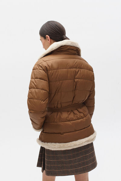 Piumino Rosalie grigio talpa donna