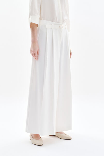 Pantalon Pinceau ecru femme