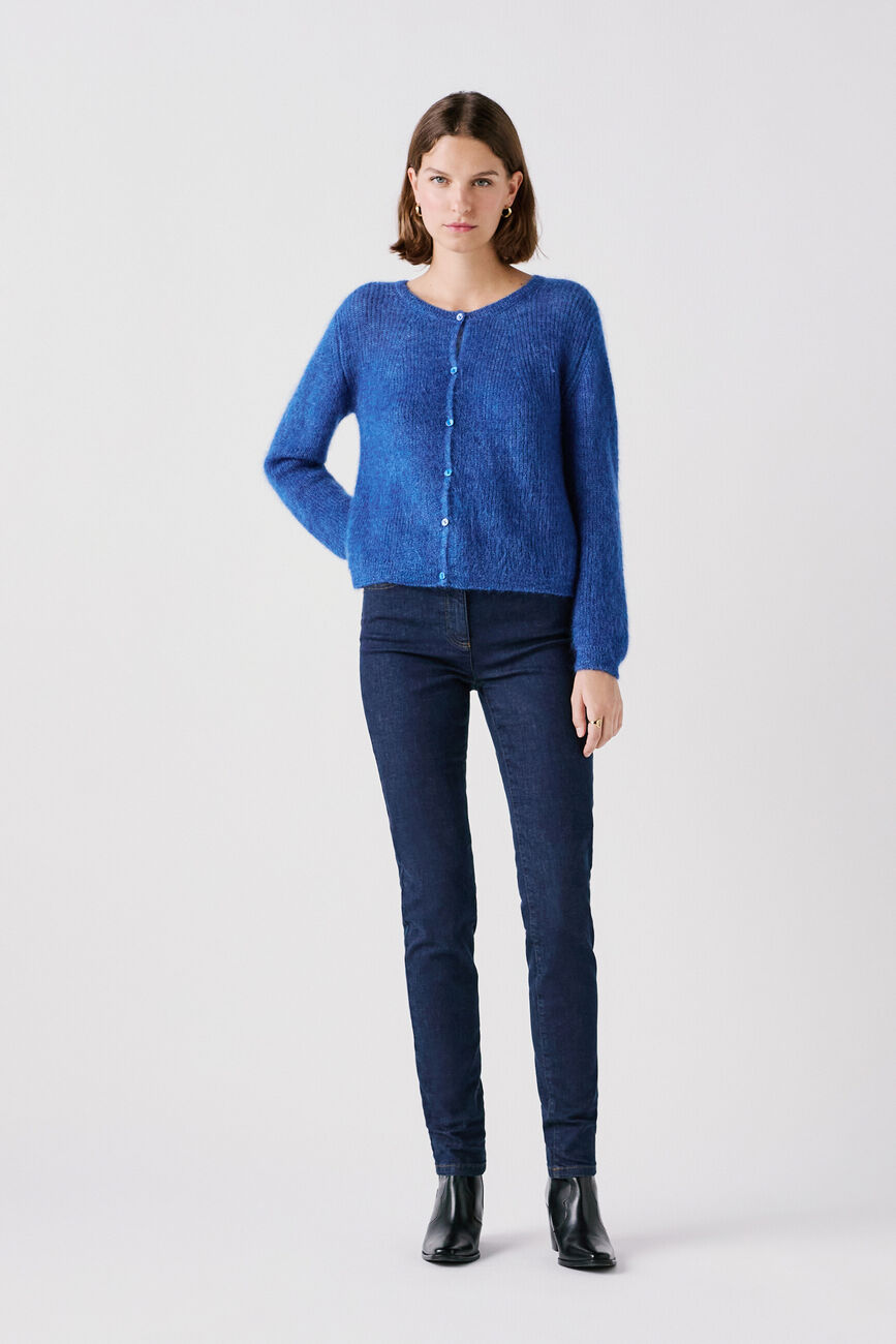 Gilet Mlennon bleu roi femme