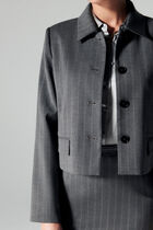 voyelle jacket dark grey woman