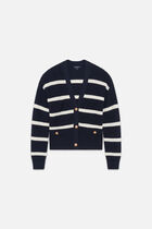 Mahe cardigan navy blue woman