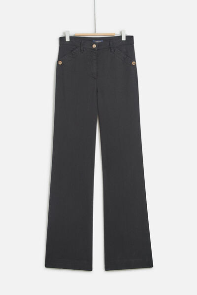 pantalon porter noir femme