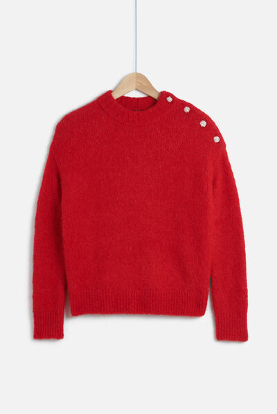 pull grace rouge femme