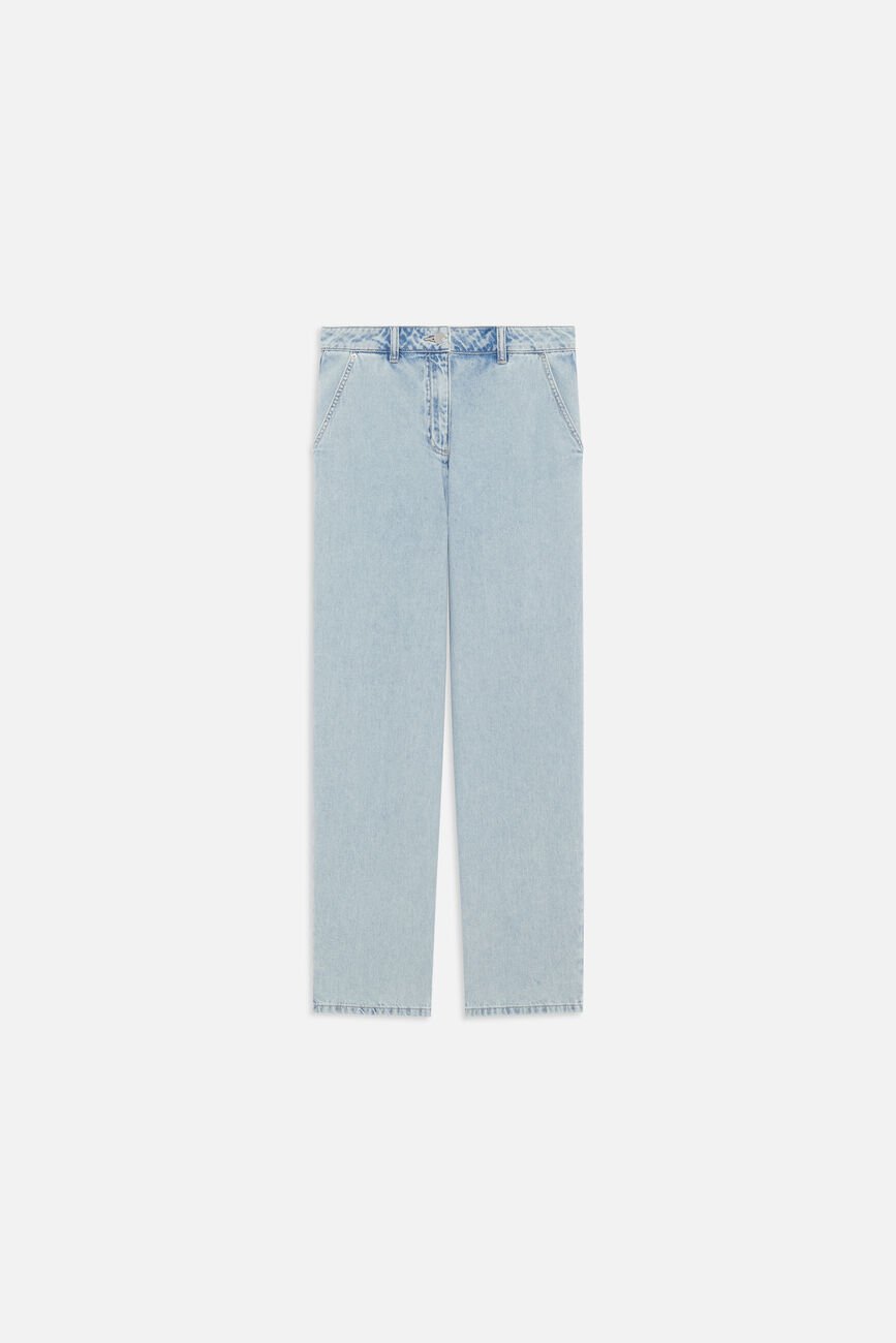 Pantalon Polairodenim denim baby bleu femme