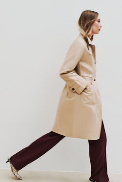 Manteau Giannada sable femme