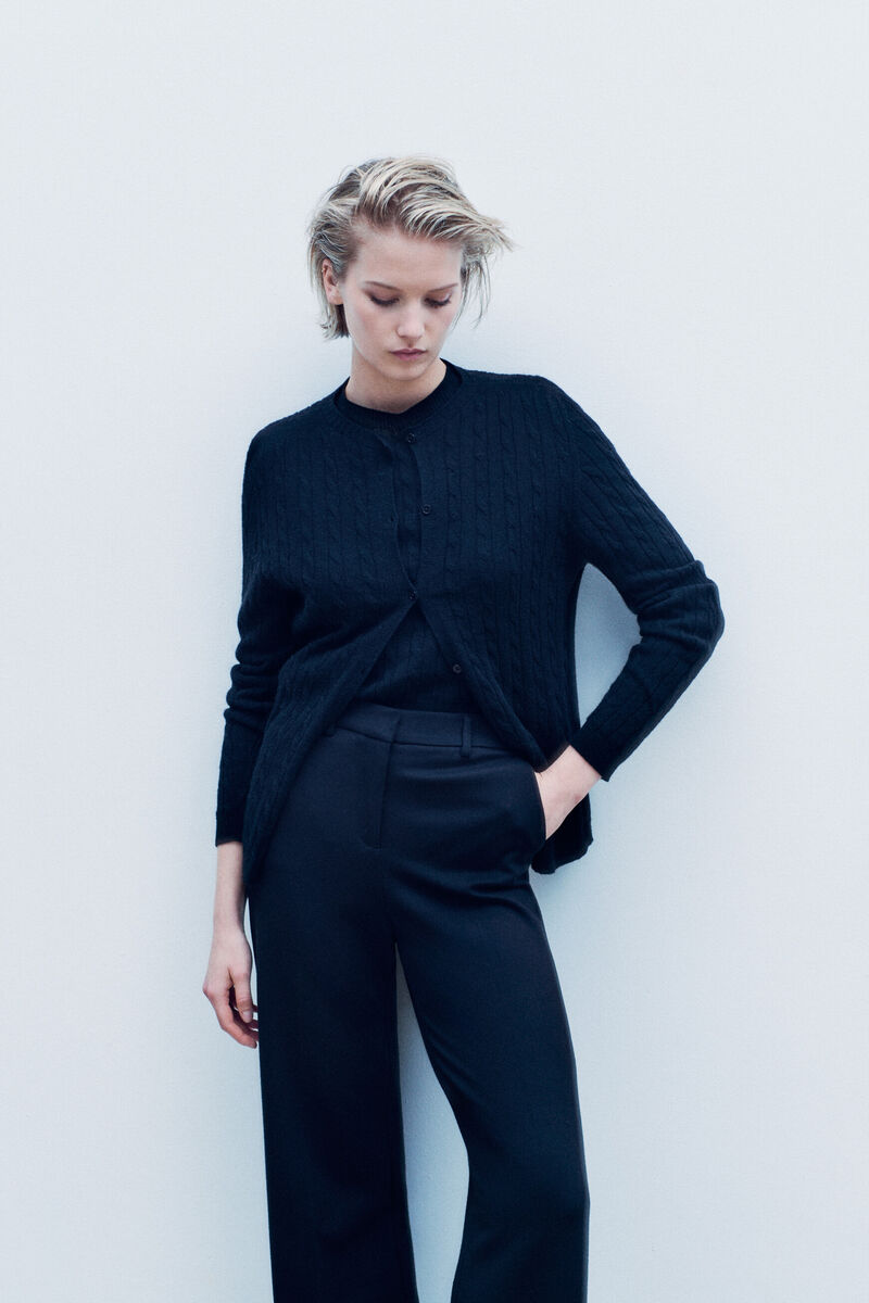 Trui Mtheophile made in Italy zwart vrouw