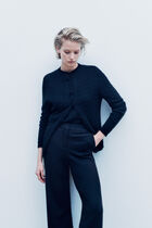 Mtheophile sweater made in Italy black woman