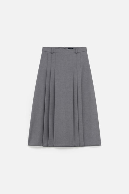 Jupe jasper gris fonce femme
