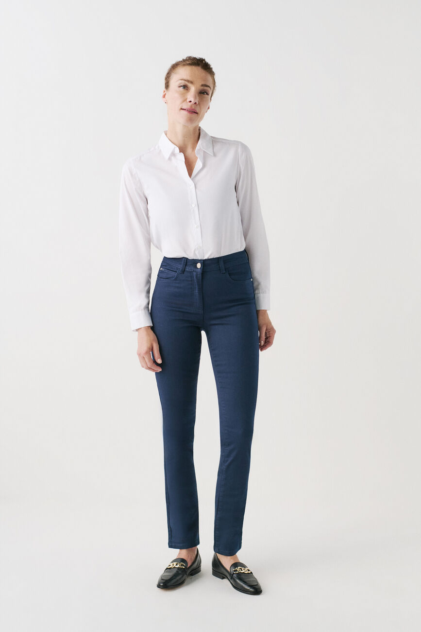 Pantalón chicago azul marino mujer