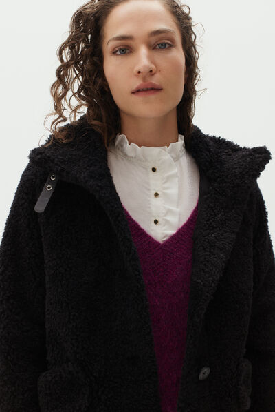 Cappotto Sigrid nero donna