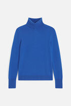 Dylan b 100% cashmere sweater electric blue woman