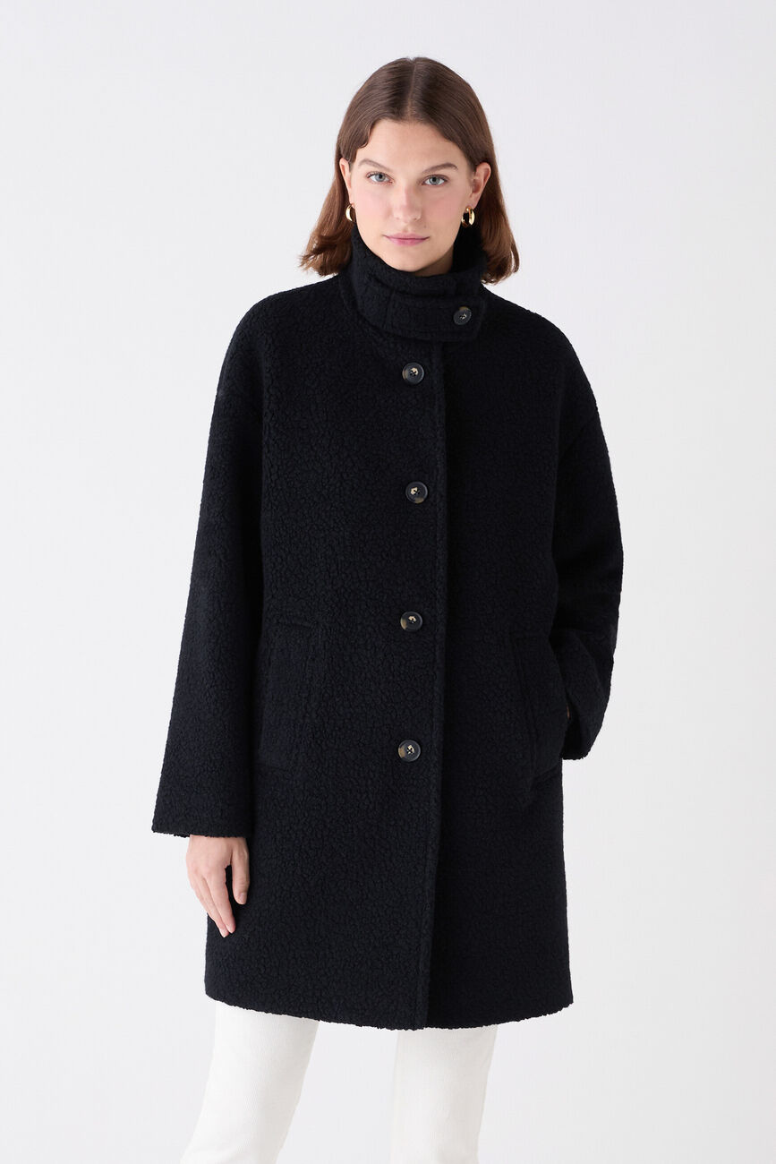 Manteau Gbomani noir femme