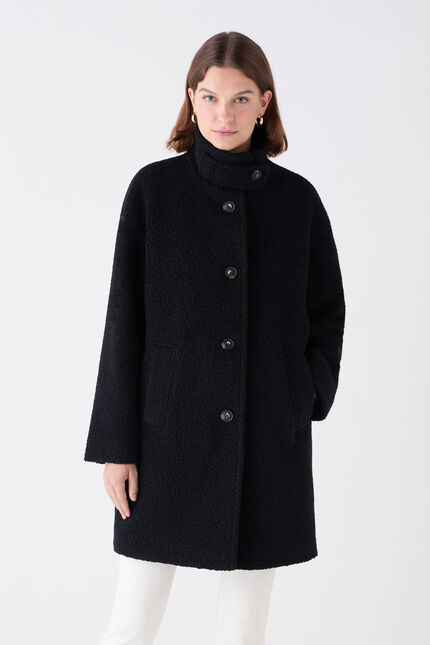 Manteau Gbomani noir femme