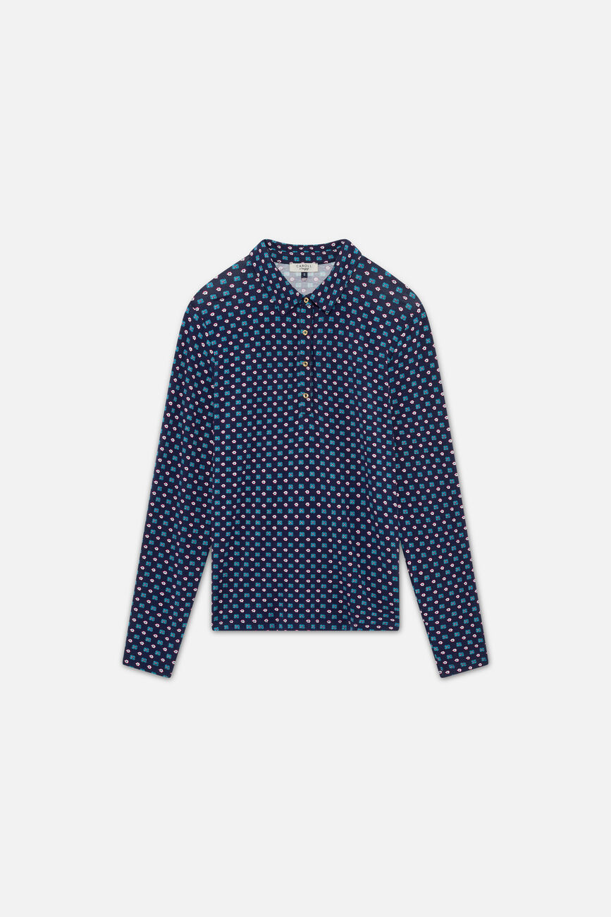 T-shirt Tirissa bleu marine femme