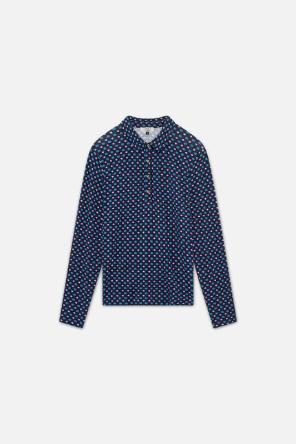T-shirt Tirissa bleu marine femme