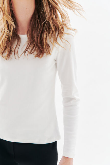 Camiseta Tluc blanco mujer