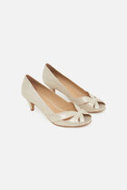 Selita suede leather sandals gold woman