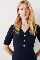 Dress rudie navy blue woman