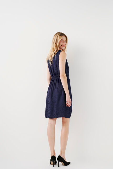 jurk rcarmen marineblauw vrouw