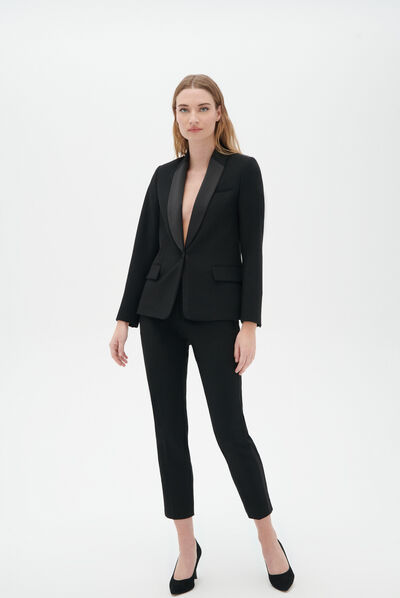 Pantalon pamphile noir femme