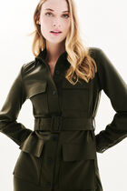 Rlilou dress khaki green woman