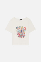 Telegance t-shirt ecru woman