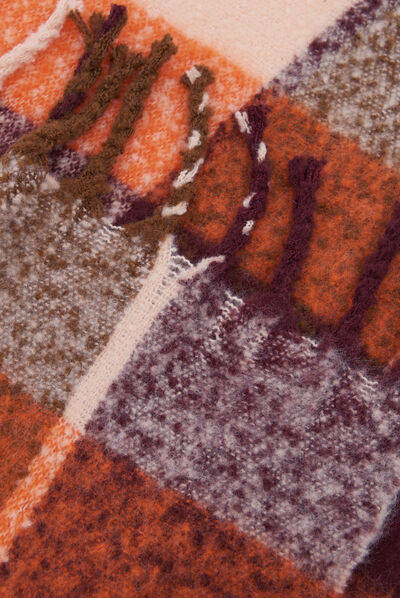 echarpe michelle orange femme