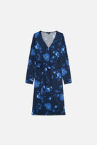Rlena dress navy blue woman
