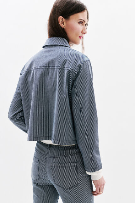 Veste Vignette bleu marine femme