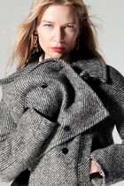 grisby coat grey woman