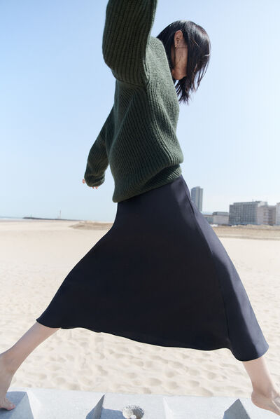 Gilet may vert clair femme