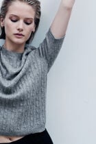 Mtheodore sweater made in Italy grey woman