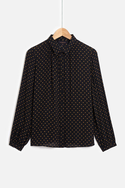 Camisa Katherine negro mujer