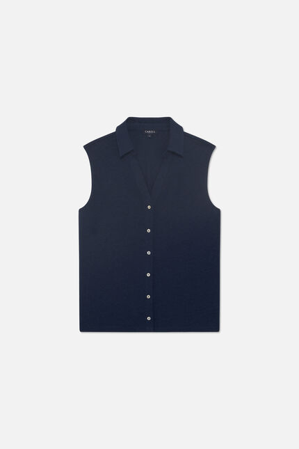 Maglietta Tester blu navy donna