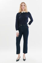 Come2 trousers raw denim woman