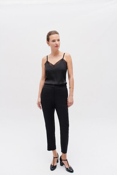 pantalon allan noir femme