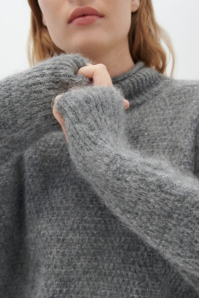 Pull biancalu gris fonce femme