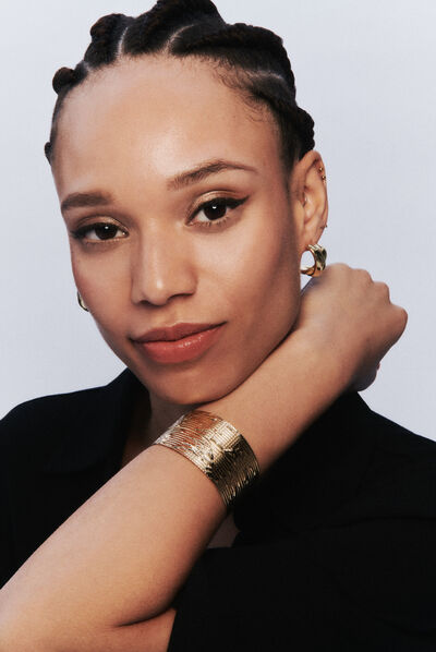 bracelet sarafy couleur or femme