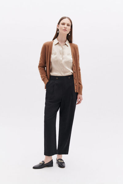 Broek Powen zwart vrouw