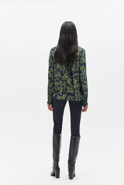 Blouse cixtine vert clair femme