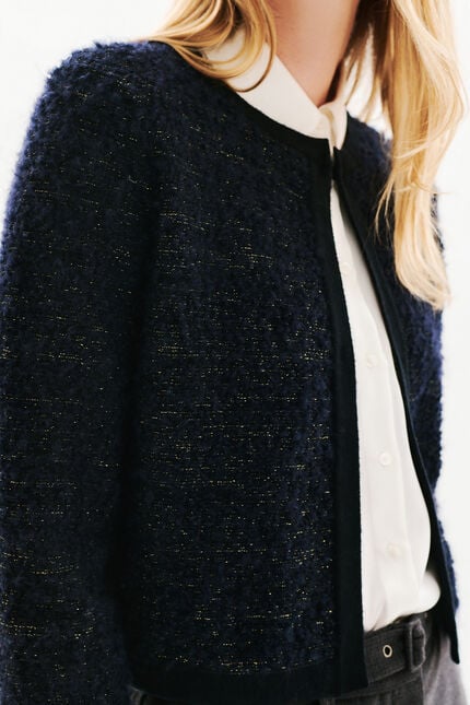 Boléro Mfranca bleu marine femme