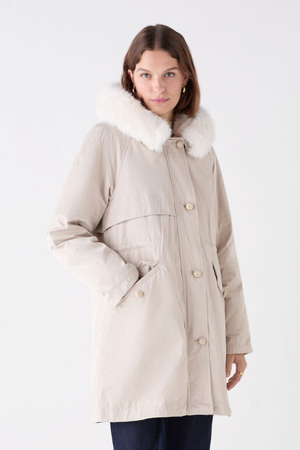 Parka gtoundra ecru femme