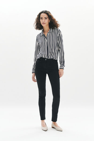 Pantalón joss b negro mujer
