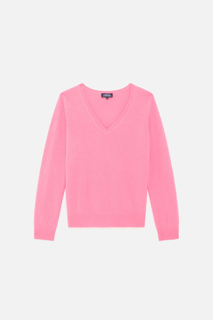 Pull marianne2 100 % cachemire rose femme
