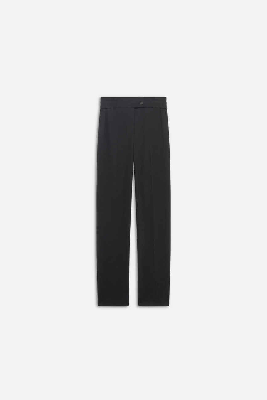 Pantalon prestige noir femme