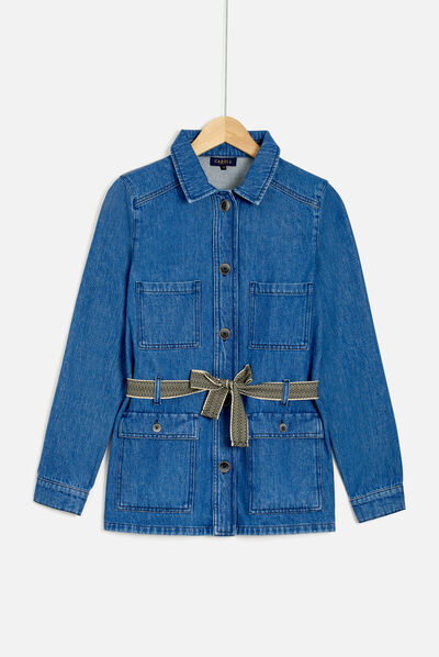 veste june denim stone femme
