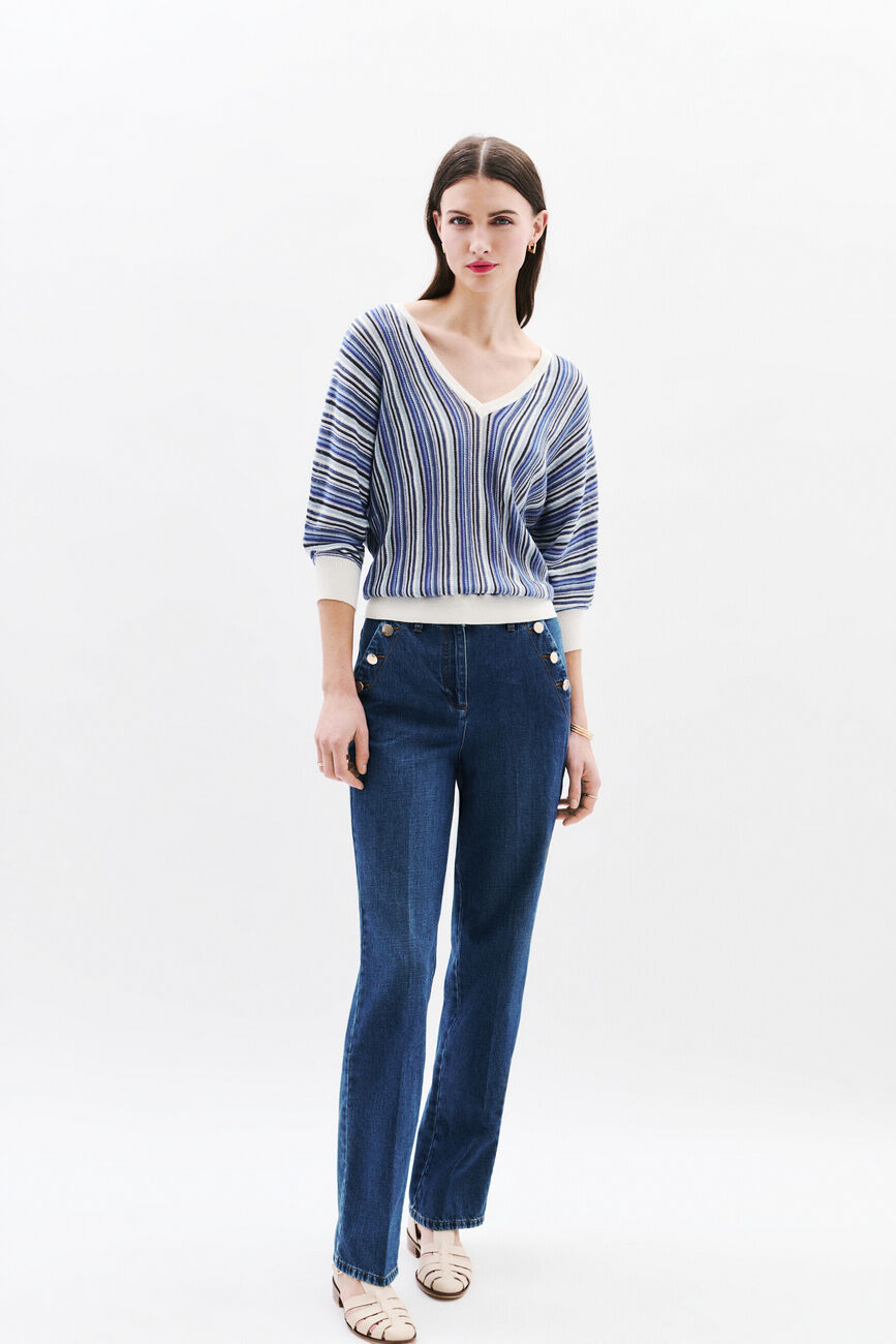 Maglione Mdiego avorio donna