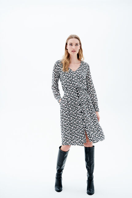 Blouse leny noir femme