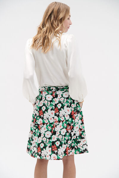 jupe nila noir femme